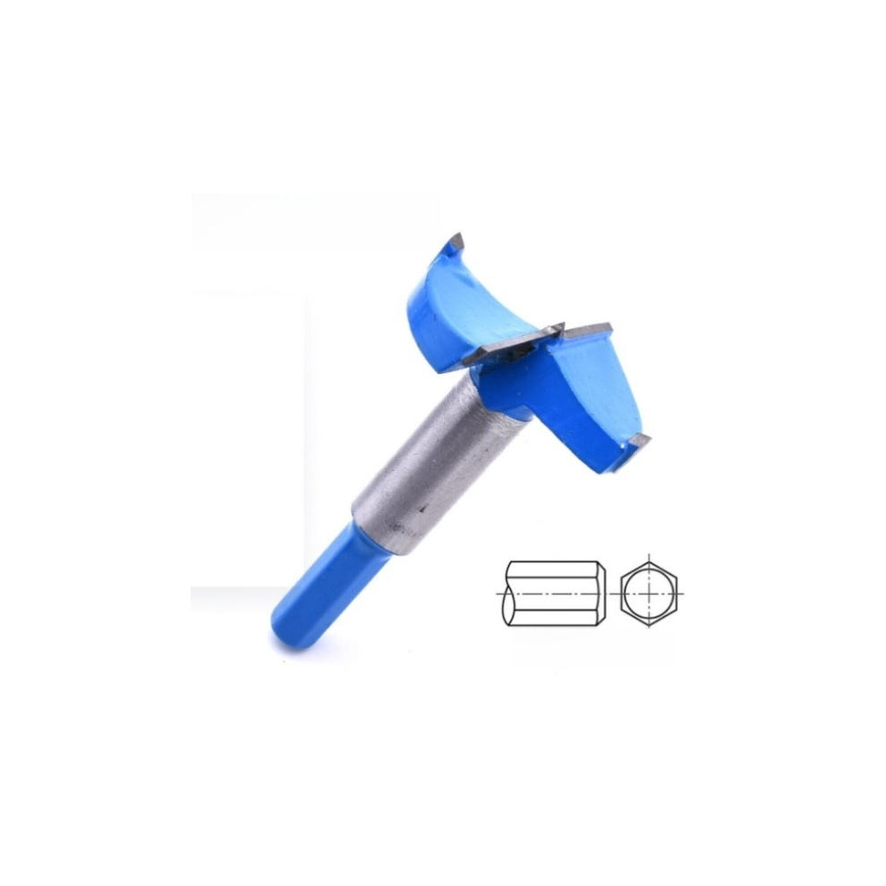 Forstner Drill Bit For Woodworking, Tungsten Carbide Wood Hole Saw Auger Opener With Arc Curve Design, Boring Bit Cutter For Clean & Accurate Cutting, 9454554422909