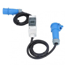 AC 220? 16A 3pin CEE Socket with  LCD Digital Meter Digital Electricity Meter for RV Electric Car YEMAA