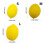 10Pcs Simulation Lemon Realistic Artificial Lemon Fruit for-M 4