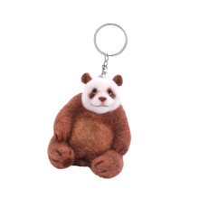 Panda Animal Wool Felted Set with Felting Needle-Qizi