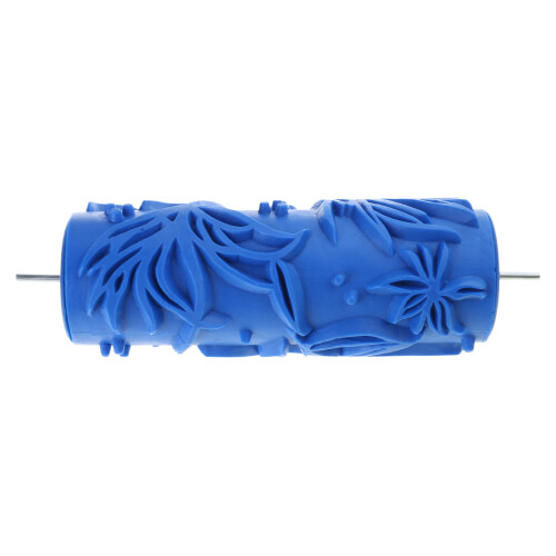 Wall Painting Roller Sleeve with Embossed Floral-Style B