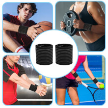 Compressieverband voor gewrichtsondersteuning, klittenbandsluiting voor een veilige pasvorm, elastische bandage voor pols, elleboog en knie, ademende