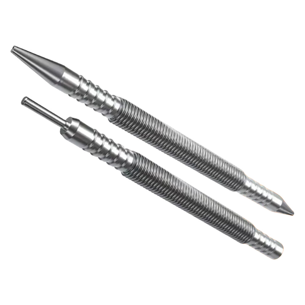 2Pcs Double Head Nail Setter Hammerless Punch Tool For 7696000666358