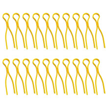 20Pieces Bobbin Clip Holder Sewing Spools Clamp Thread-Yellow