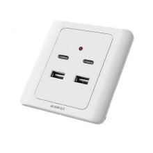 (concealed, 4) Wall 220v Outlets Usb Typec vent Outlet Charger Usb Usb 18w Wall Receptacle
