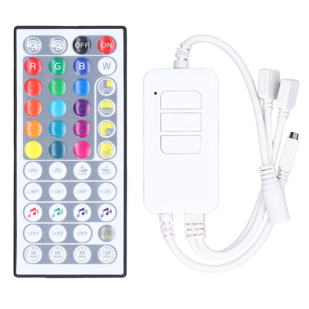 Smart Wifi Bluetooth Led Controller Compatible With Alexa Google Home Supports Dc5v To 24V Strip Lights Sync Control Timer Mode Voice Control Music Sy 9454554430096