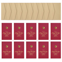 10Pcs 2025 Year of The Snake Greeting Card with Envelope-Type B