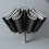 (Light Grey, Multicolor) Reflective Automatic Umbrella Sun-proof Rainproof Dual-use Folding Reverse Type Umbrella Large UV Pr 1