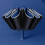 (Navy Blue, Multicolor) Reflective Automatic Umbrella Sun-proof Rainproof Dual-use Folding Reverse Type Umbrella Large UV Pr 1