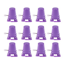 Portable Small Robot Toy Plastic Texture for Children-Purple