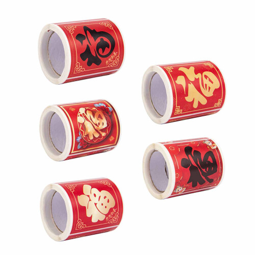 100 Sheets Chinese New Year Envelope Sealing Sticker-LA008 1