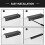 Möbelhandtag i aluminium, elegant design för sömlös integration 5