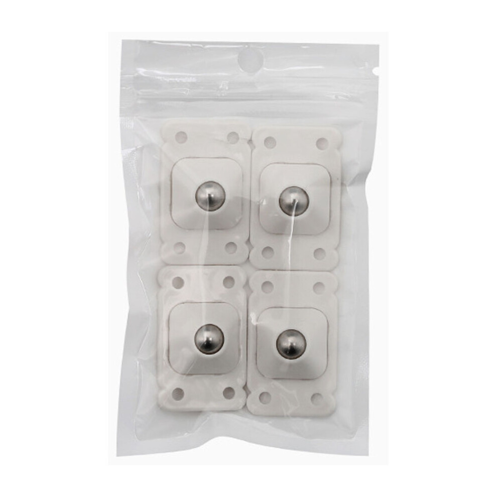 Easy To Install Caster Wheels For Home Appliances, 360 Degree Rotation Sliders With Silent Rolling Performance, Self Adhesive Caster Wheels For Smooth 9454554419787