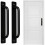Durable Hardware, Wide Compatibility - Easy To Install Barn Door Pulls With Smooth Edges, Double Sided Handle Set Offers Versatility For Various Space 2