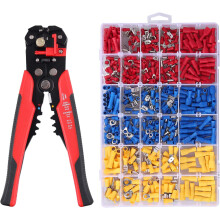 Aderendhülsenzange, selbstjustierende Ratsche mit Crimpbereich 0,5–6,0 mm, hochwertige verzinnte Kupferverbinder, ergonomisches Griffdesign