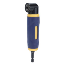 Adaptateur de perceuse à angle droit à 90, rallonge de tournevis, porte-embout magnétique puissant, construction en acier allié au