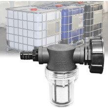 Edelstahl-Filtersieb, Inline-Maschensieb zum Schutz der Wasserpumpe im Gartenteich, Nylon-Gehäusekonstruktion gewährleistet Langlebigkeit, hoher