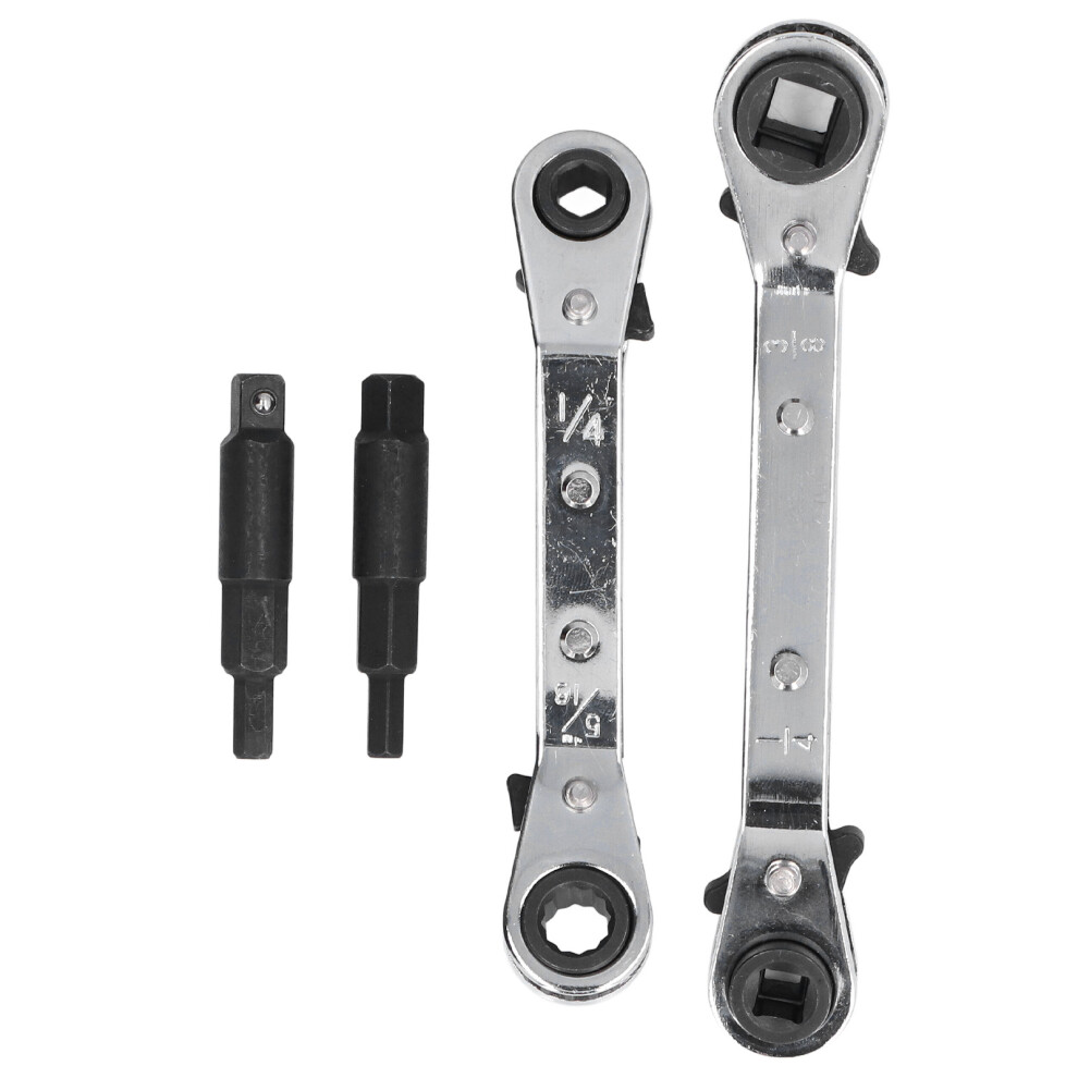 Refrigeration Maintenance Wrench, Stainless Steel Refrigeration Service Wrench With High Hardness And Corrosion Resistance, Efficient Ratchet Wrench W 9454554423661