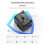 Προσαρμογέας ταξιδιού με τεχνολογία Smart USB, φιλικός προς το χρήστη σχεδιασμός με 1 3