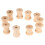 100 Pcs Wood Spool for Craft Handmade Project-Extra small spool 6