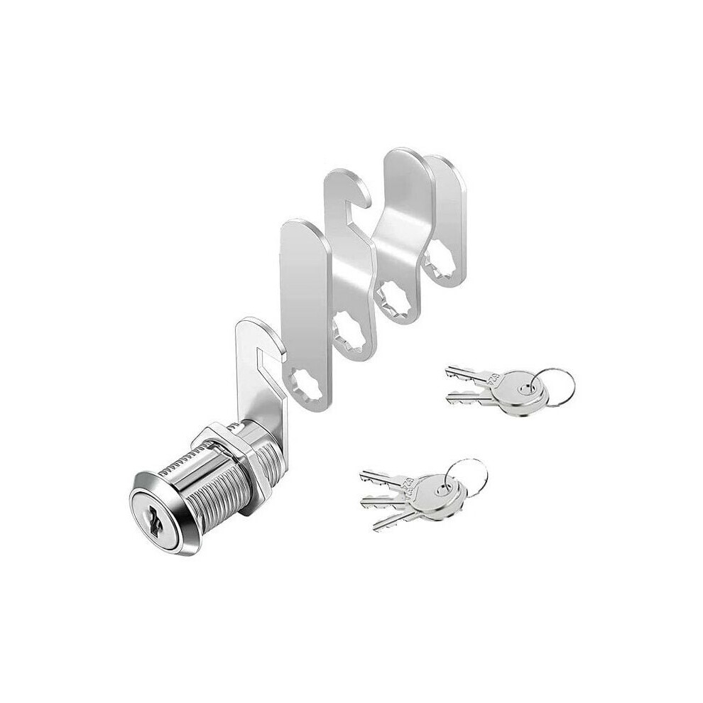 Cabinet Lock With Keys For Secure Storage, Cam Lock Keyed Alike With Zinc Nickel Alloy Construction, Anti-Oxidation Rust-Resistant Cam Lock Design For 9454554424798