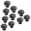 Kvalitets zinklegering, runde skuffeknopper for nem installation 7