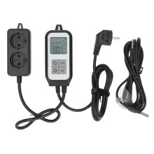 Doppelter Relaisausgang für den gleichzeitigen Anschluss von Kühl- und Heizgeräten, intelligenter WLAN-Thermostat, Temperaturregler-Ausgang für