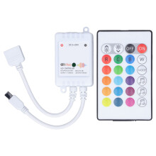 LED-controller met meerdere uitgangen voor kleurveranderende strips, draadloze IR-afstandsbediening en slimme wifi RGBW LED-controller, compatibel