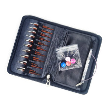 10Pairs Wood Circular Knitting Needle Set with Case 3.0mm-6.5mm