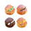 Artificial Puff Bread Model Dessert Model for Shop-Mango Puff 2