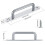 Ergonomic Design Door Pull Handle, Stainless Steel Sliding Barn Door Handle For Closet Doors, Easy Install Anti-Rust Pulls With Wide Application, Mode 2