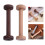 Empty Thread Wood Spools Wood Sewing Bobbins for Crafts-brown 3
