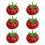 6Pcs Realistic Simulation Vegetable Kitchen-whole red tomatoes 1