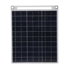 Högeffektiv solpanel, polykristallint kisel typ C-gränssnitt, vattentät IP65, solladdning för utomhusbruk, för nödbelysning och bilbatteri C