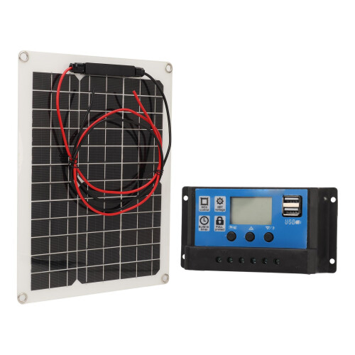 Ηλιακός φορτιστής υψηλής απόδοσης 300W DC12V24V με αδιάβροχο ελεγκτή IP67, κιτ φόρτισης 1