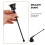 Candle Snuffer Extinguisher 6.5 Inch Long Handle For Safe Flame Black 8