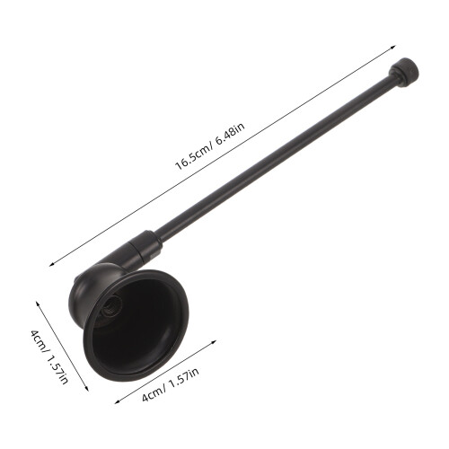Candle Snuffer Extinguisher 6.5 Inch Long Handle For Safe Flame Black 1