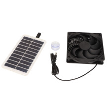Solar Powered Ventilation Fan 10W Energy Saving Outdoor Use Exhaust Fan For Greenhouse Chicken Coop Tree House RV With Odor Removal And Air Circulatio
