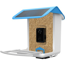 Intelligenter Vogelfutterspender mit KI, 1080P-HD-Kamera, Vogelartenerkennung, Solarzellen für umweltfreundliche Vogelbeobachtung, naturgetreuem
