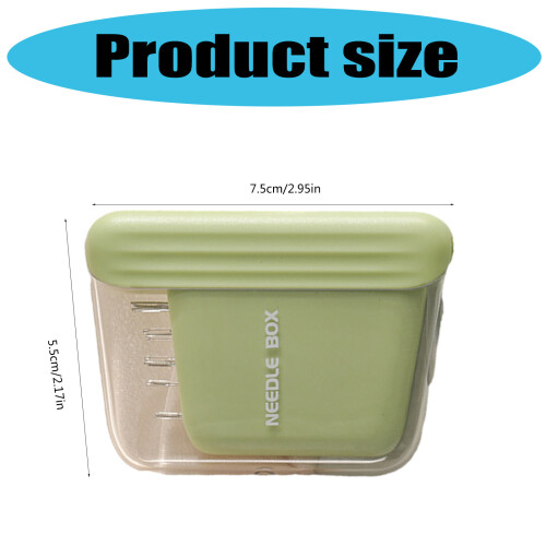 Magnetic Needle Storage Case Needle-Milk apricot color 2