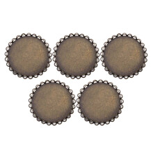 5 Unidades Base De Broche Diy, Insignia Antigua, Alfiler Para