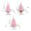 Festival Pink Christmas Tree Decoration Stylish Artificial-60CM 4