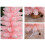 Festival Pink Christmas Tree Decoration Stylish Artificial-60CM 5