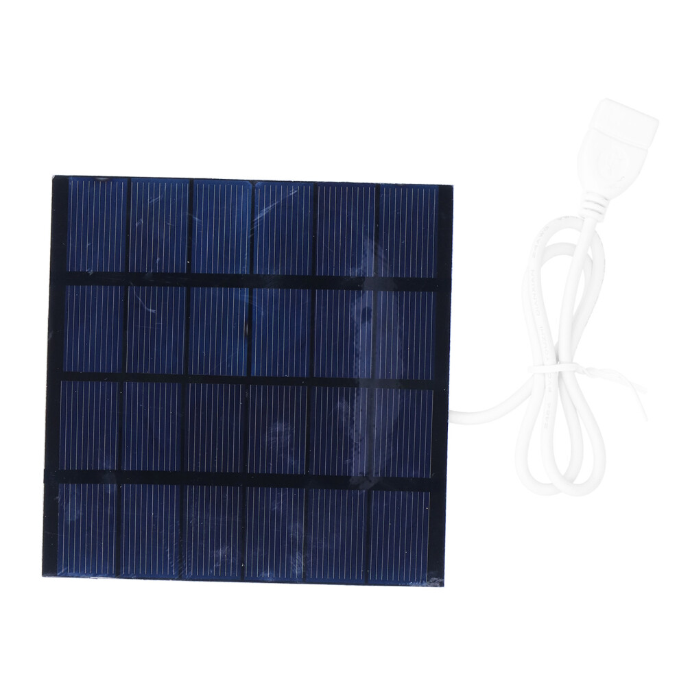 Monocrystalline Solar Battery Charger, Portable Usb Solar Charger For Outdoor Activities, High Conversion Rate Solar, Suitable For Scientific Endeavor 9454554433721