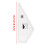 3/4/5Pcs Quilting Ruler Templates for Measuring-5 piece set C 5
