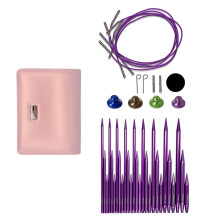 3.0mm-6.0mm Interchangeable Circular Knitting Needle Set with