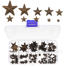 150 Pcs Diy Artesanato Couro Rebites Metálicos Decorativos