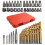 Comprehensive 49Piece Screw Extractor & Left Hand Drill Bit Set 1