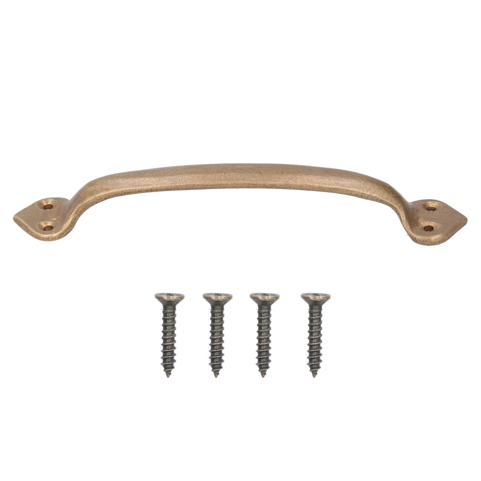 Vintage Copper Handle Wardrobe Drawer Arch Design Brass Pulls Rustproof Cabinet Hardware For Home Decor With Mounting Screws 9454554452401