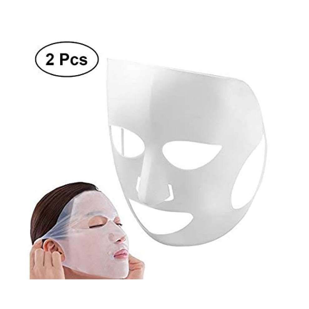 Innovative Skincare: Reusable Silicone Face Wrap, Facial Sheet Mask Enhancer, Waterproof & Evaporation Prevention, Stretchable & Adjustable Fi